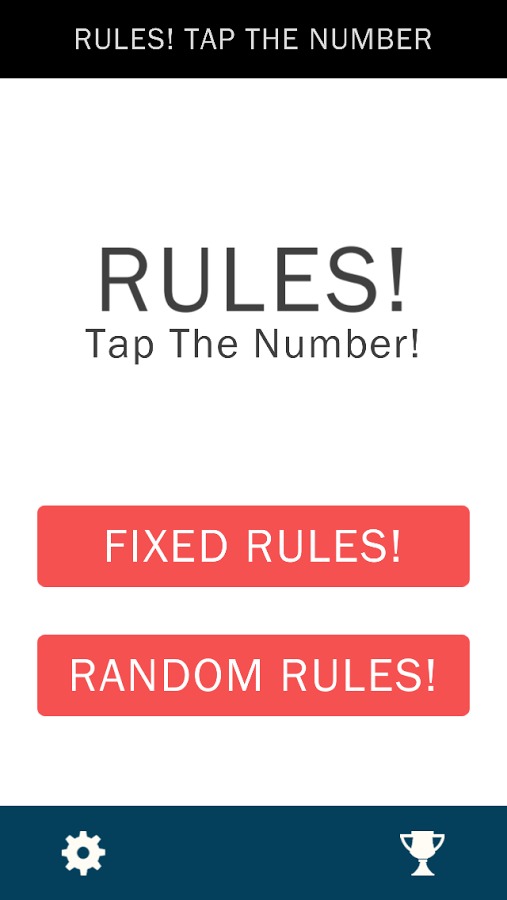 Rules! Tap the numbers截图4