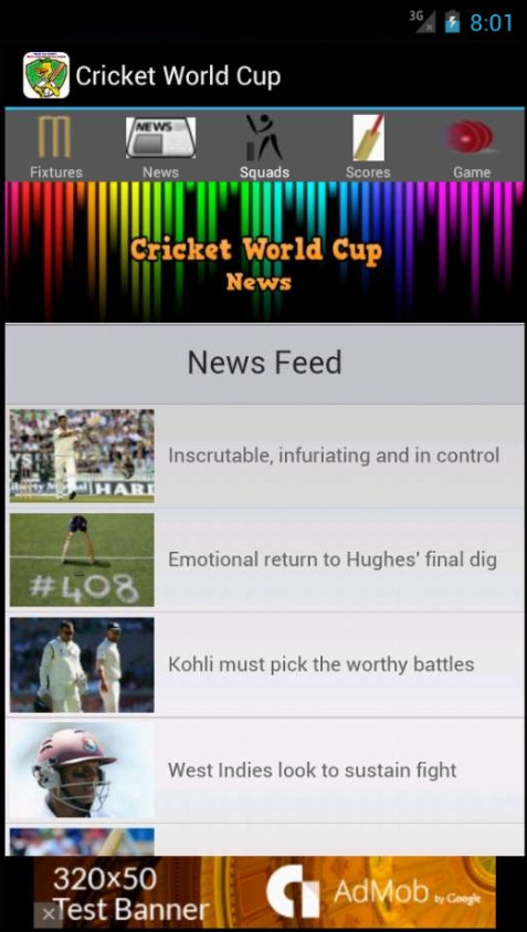 Cricket World Cup 2015截图3