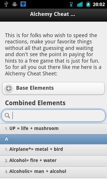 Alchemy Cheat Sheet 2截图