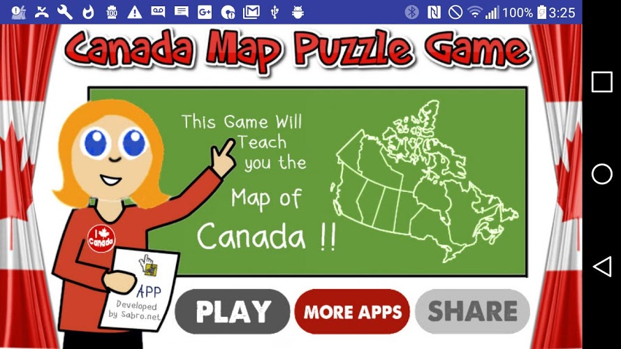 Canada Map Puzzle Game Free截图4