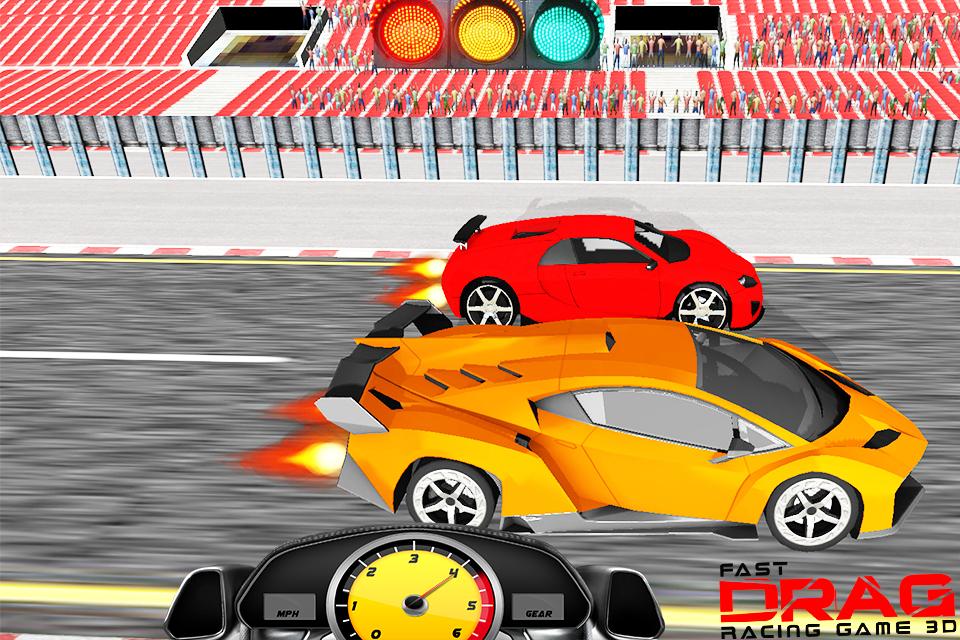 Fast Drag Race 3D截图2