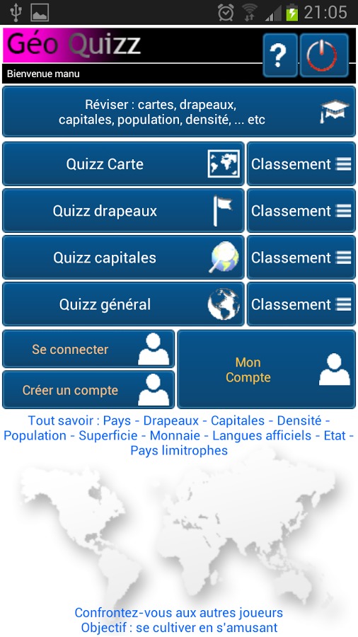 Geo Quizz - Géographie et jeu截图1