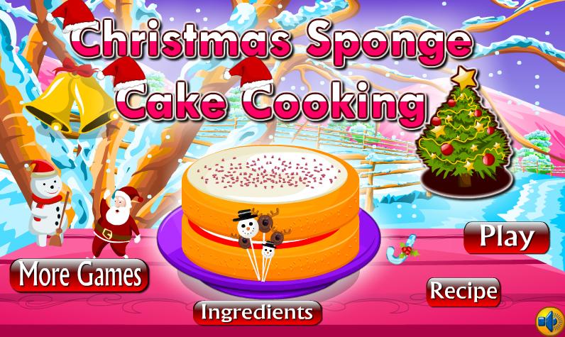 Christmas Sponge Cake Cooking截图5