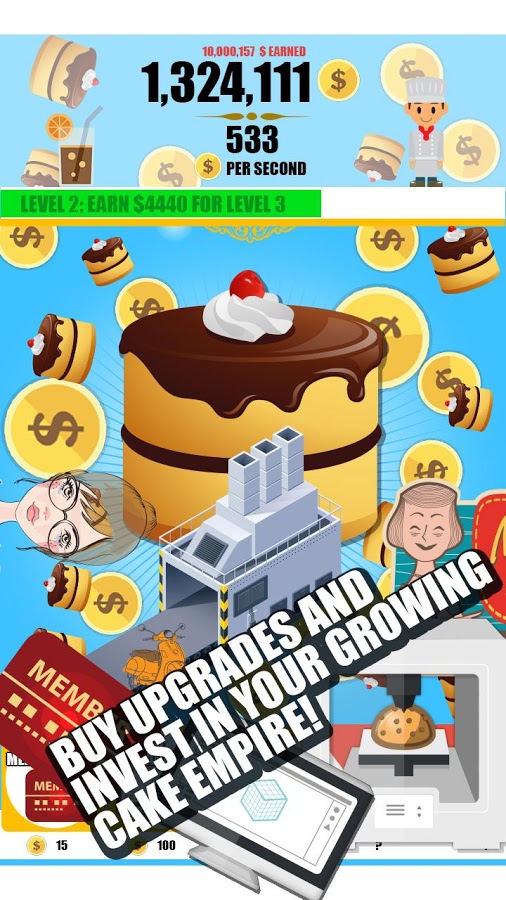 Cake Clicker: Bakery Empire截图5