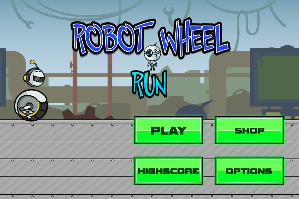 Robot Wheel Runner截图1