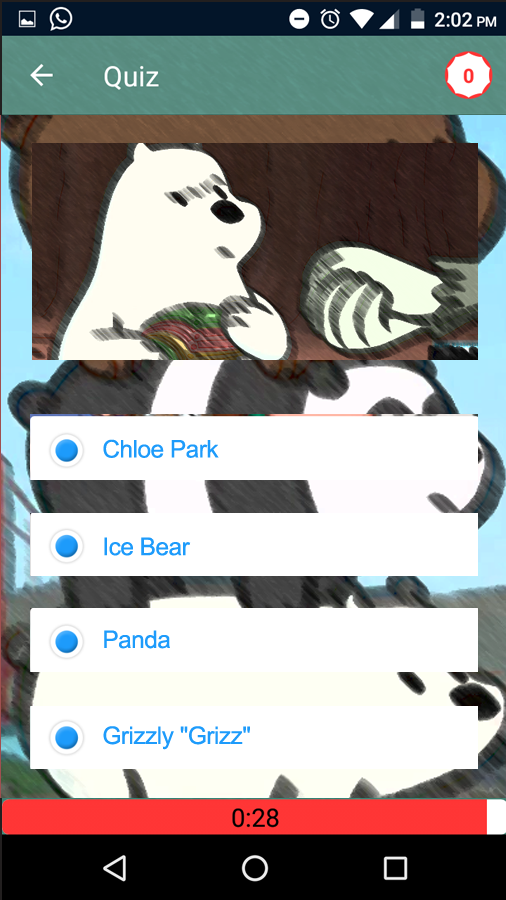 Guess We Bare Bears Trivia Quiz截图1