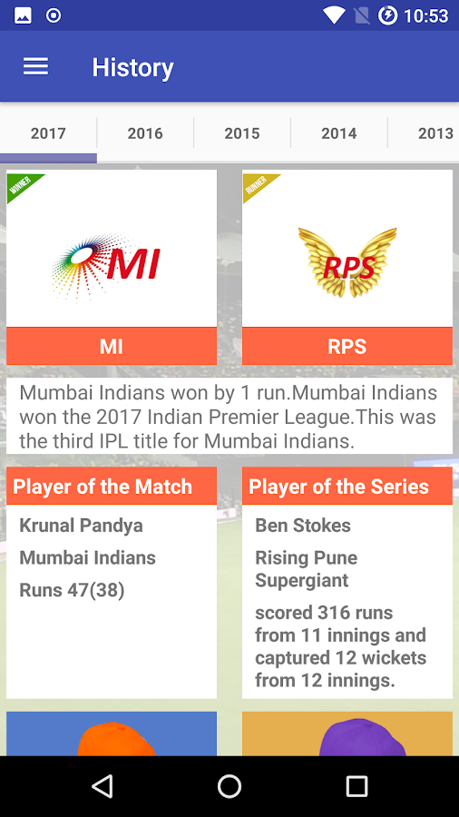 IPL 2018 Live Scores and Schedules截图1