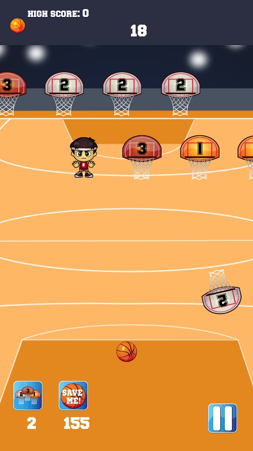 Basketball - 3 Point Hoops截图2