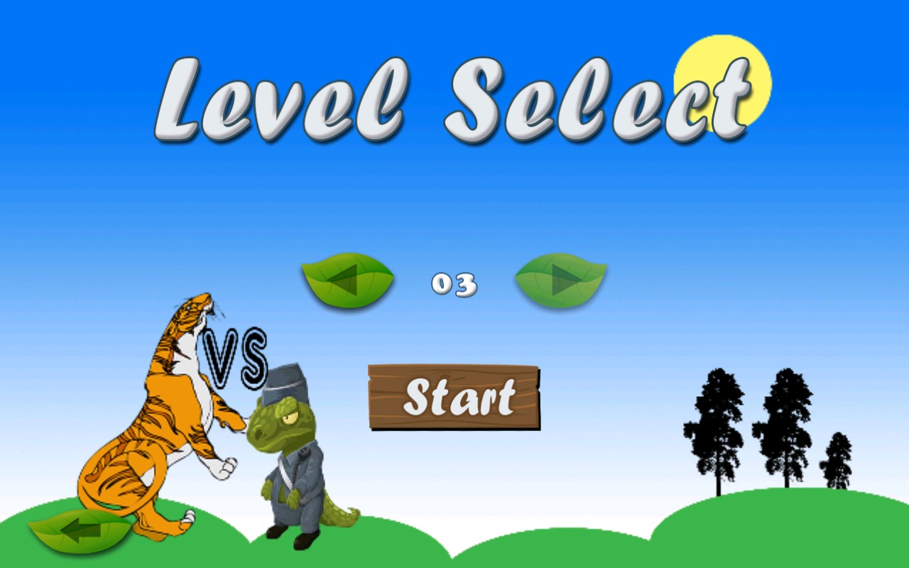 Tiger vs crocodile top games截图3