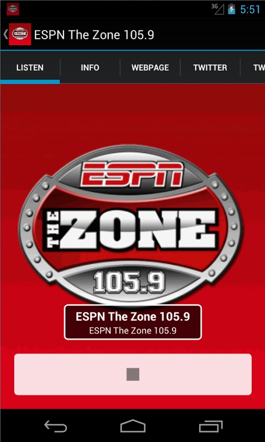 ESPN The Zone 105.9截图1