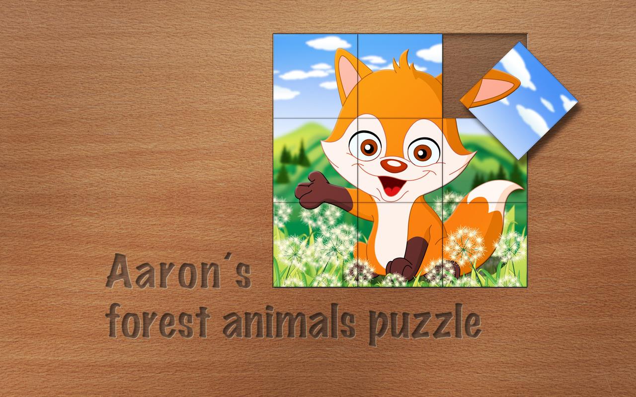 Aaron's Forest Animals Puzzle截图3