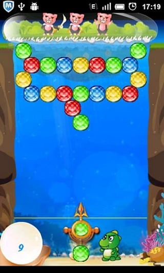 Aqua Bubble Shooter Free截图3