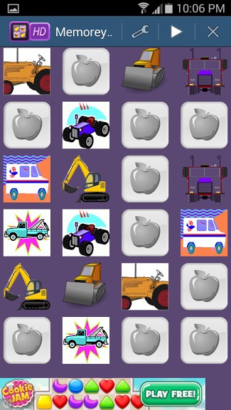 Memory Game- Tractors & Trucks截图2