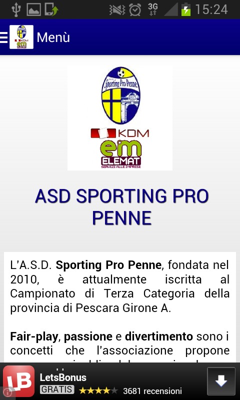 Asd Sporting Pro Penne截图1