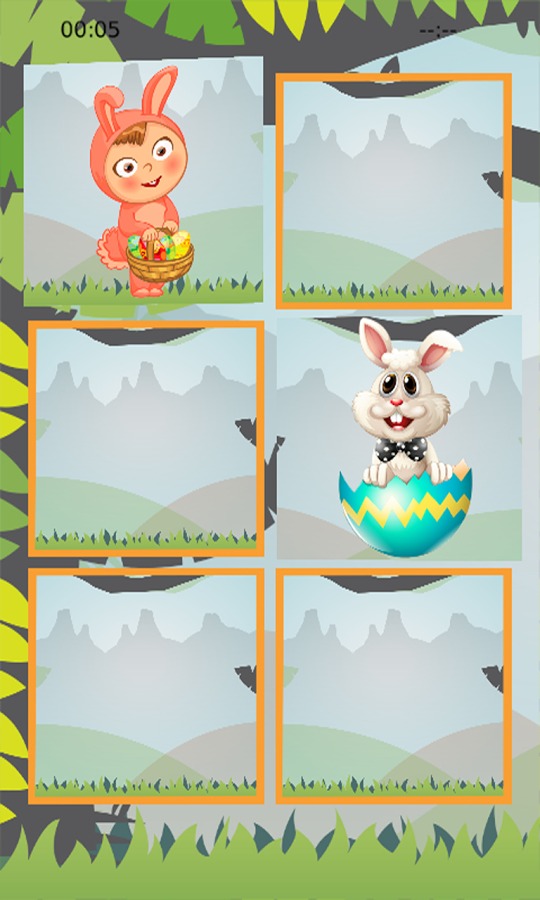 Easter Bunny Memory Puzzle截图5