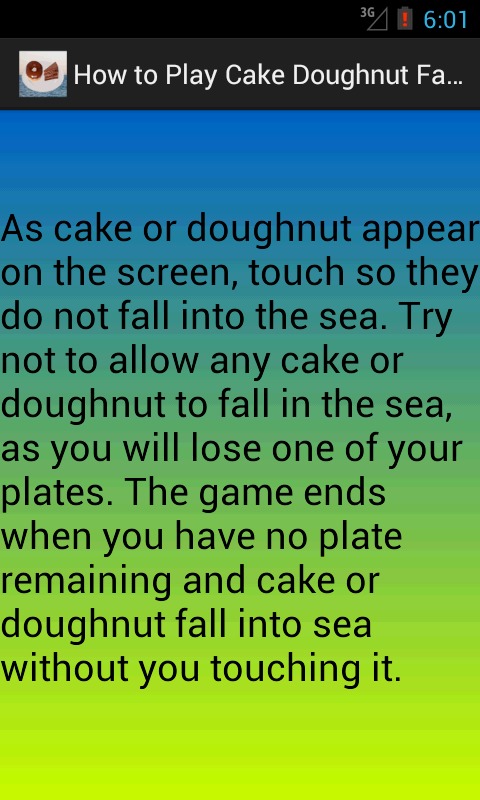 Cake Doughnut Falling Game截图4