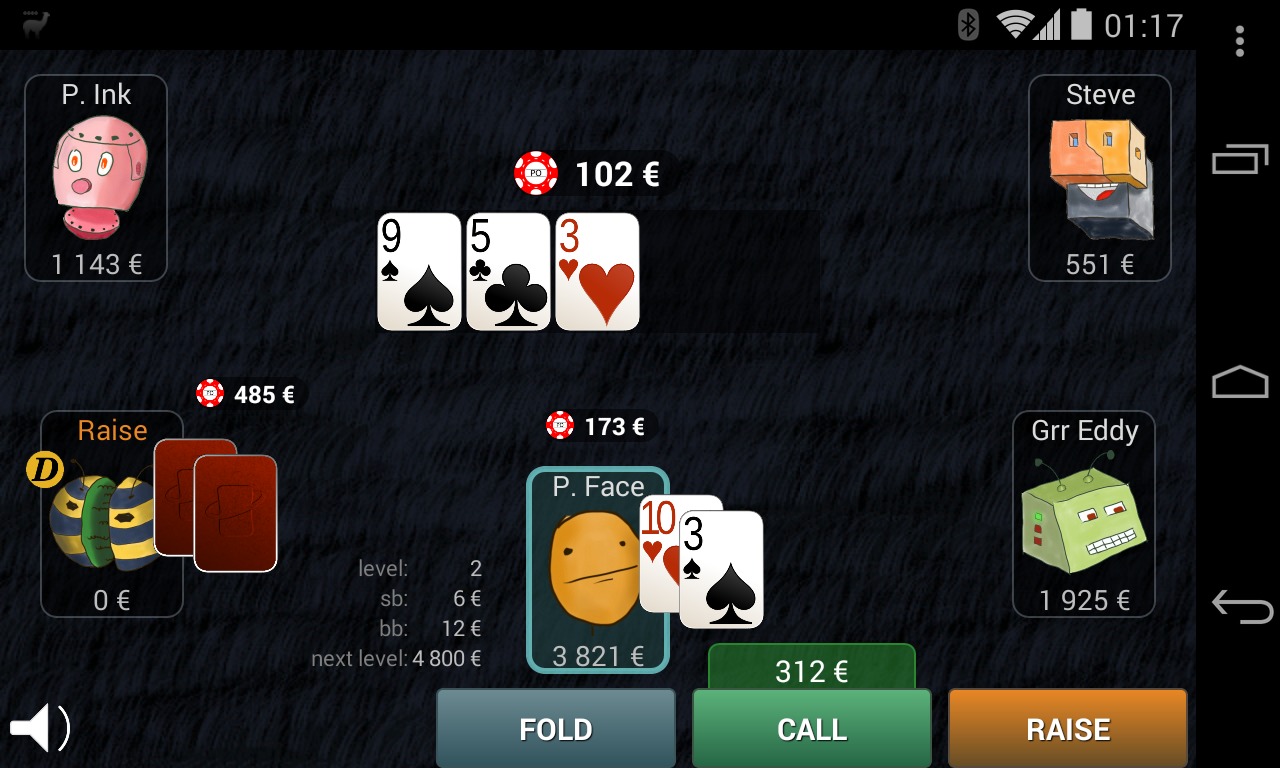 Bots Don't Bluff Offline Poker截图1