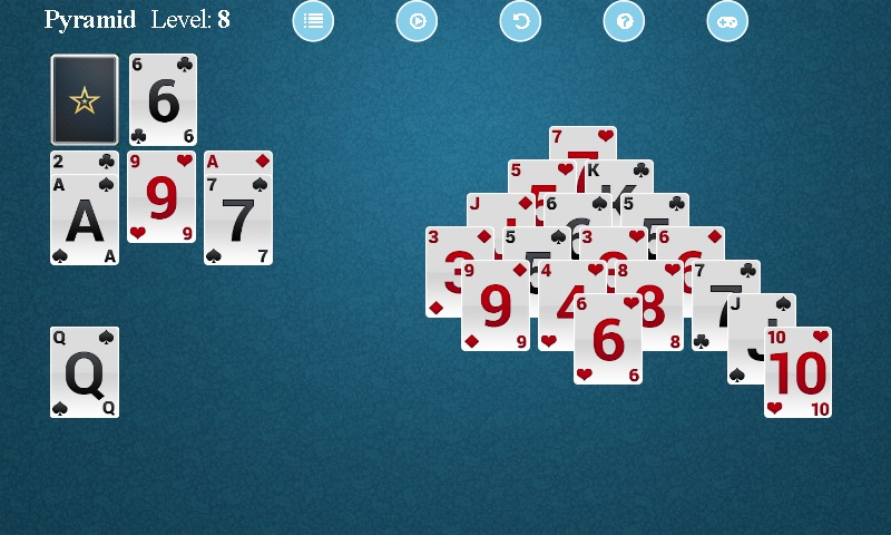 Pyramid Solitaire Free截图2