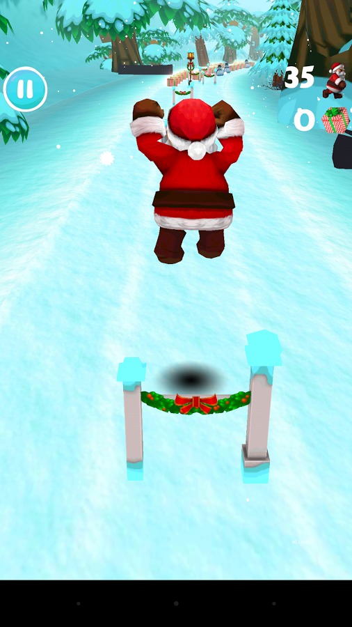 Santa Runner 3D Christmas Dash截图4