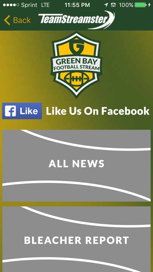 Green Bay Football STREAM截图3