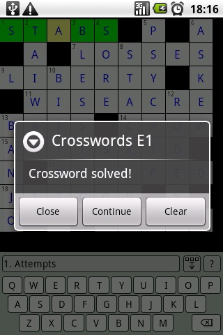 Crosswords E1截图4