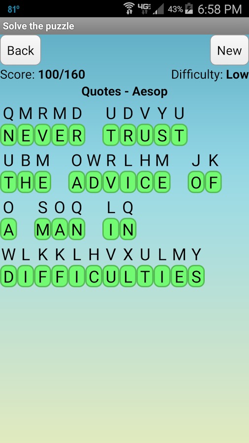 Cryptogram Puzzles Free Trial截图4