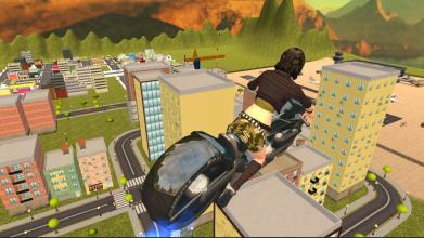 Flying Moto Bike City Ride 3D截图2