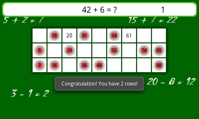 Bingo Math FREE截图2