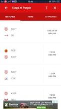 KXIP: Team, Player and Matches ( Fixture )截图5