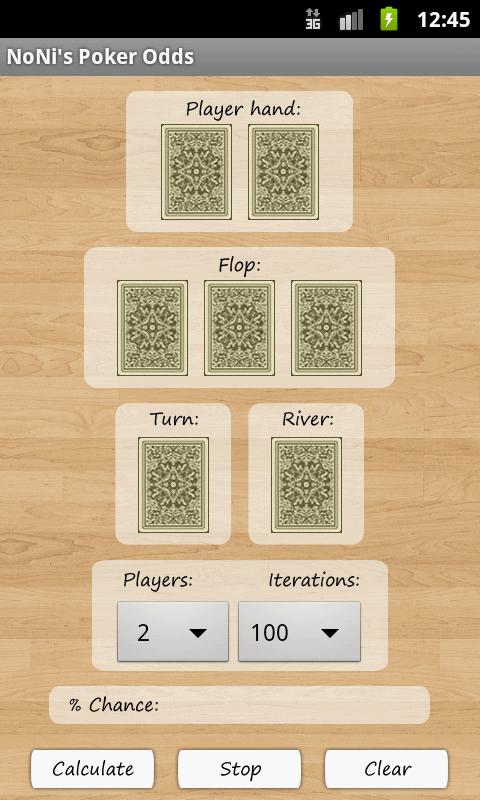 NoNi's Poker Odds截图2