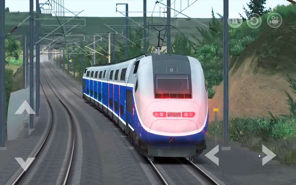 Train Sim : Modern Rail Track Tourist Transport 3D截图1