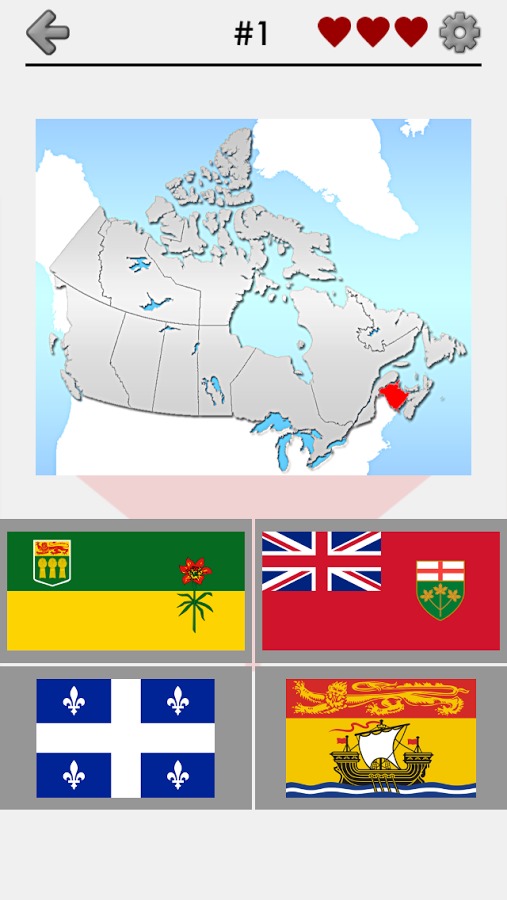 Canadian Provinces Territories截图1