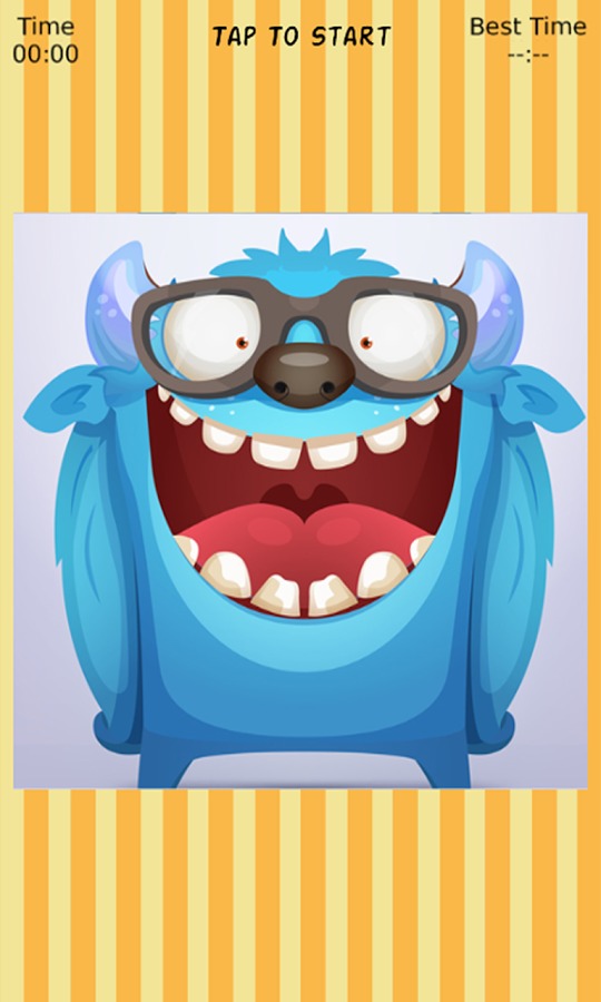 Cute Monster Sliding Puzzle截图5