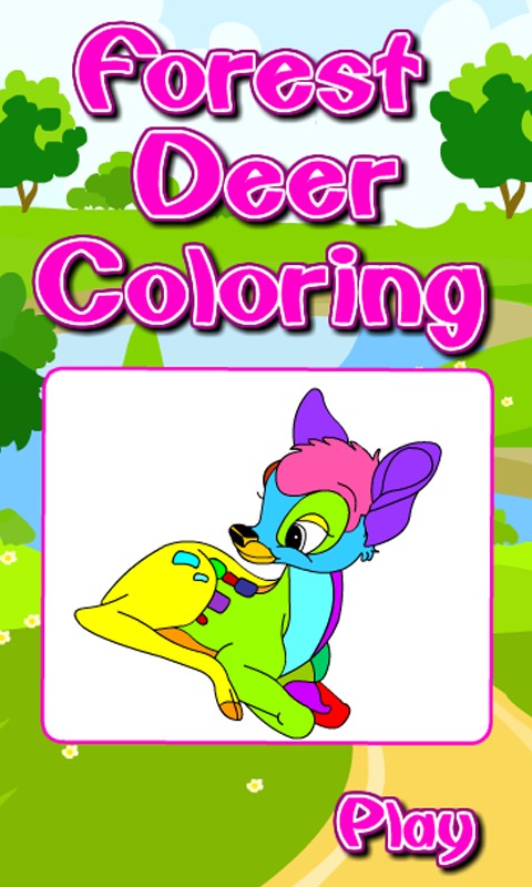 Coloring Forest Deer截图1