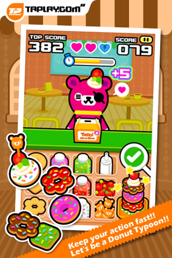 Tappi Bear - Donut Fever截图2