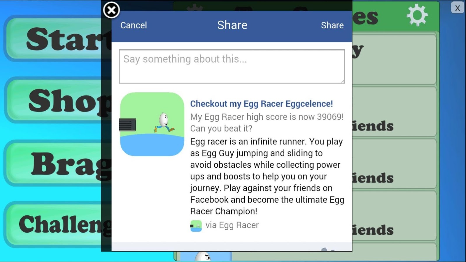 Egg Racer - Free截图2