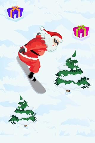 Snow Boarding Santa截图2