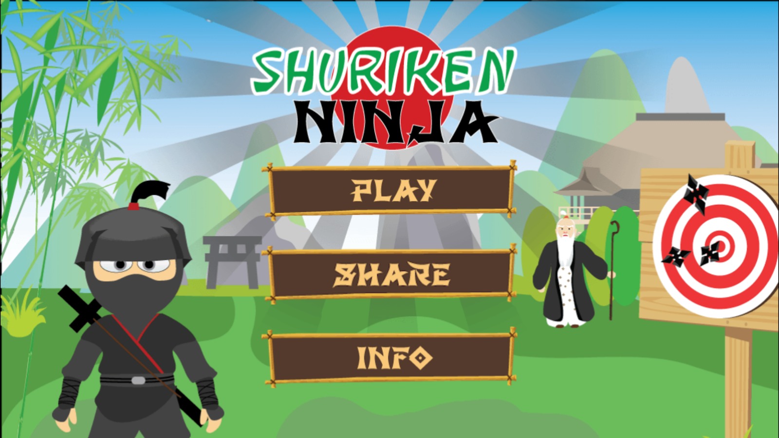 Shuriken Ninja Funny截图1