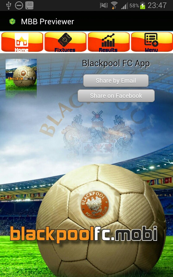 Blackpool FC Mobi截图5
