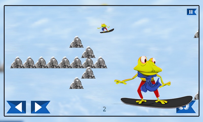 Super Froggy Ski : Snow Fun截图2