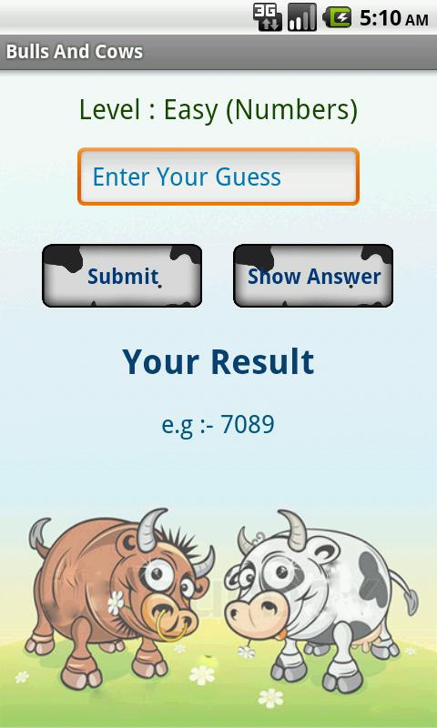 Bulls and Cows (Code Breaker)截图3