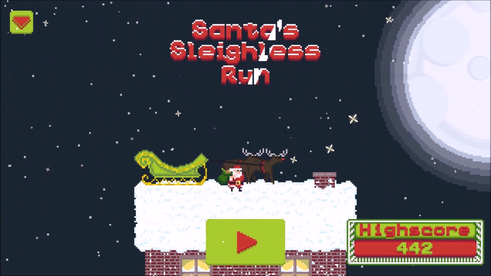 Santa's Sleighless Run截图1