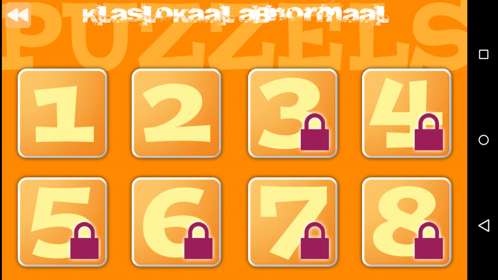 Klaslokaal Abnormaal - Puzzel截图2