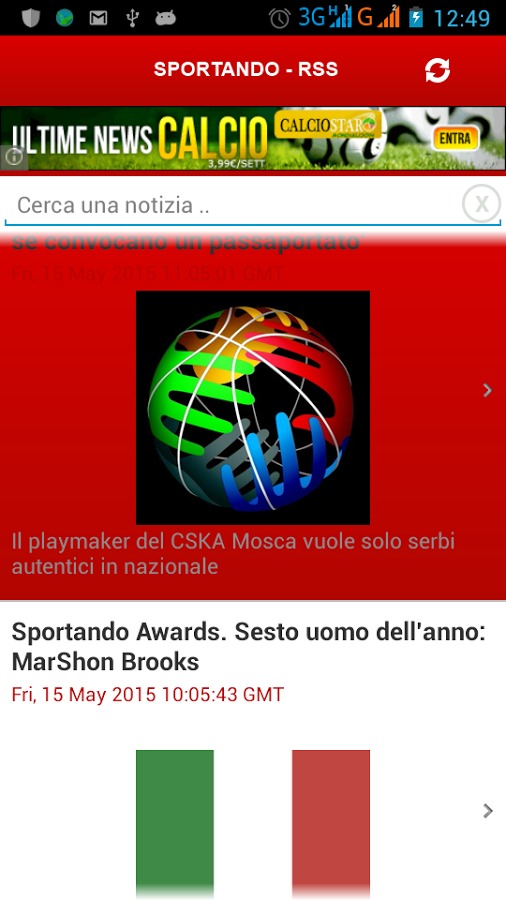 Sportando - RSS截图2