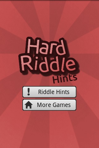 Hard Riddle Hints截图1