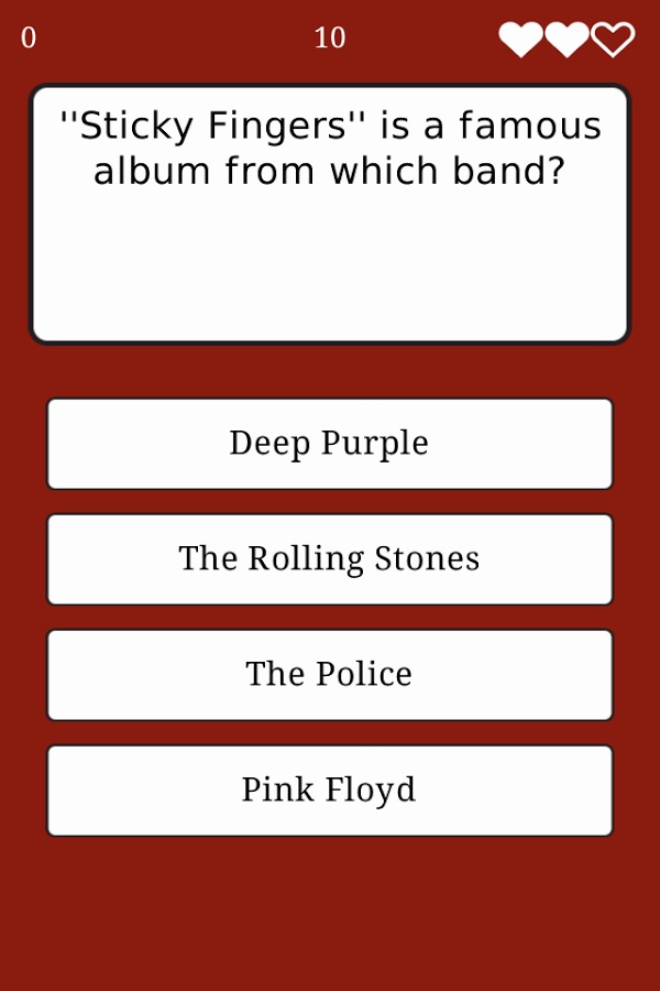 ROCK QUIZ - SONGS AND ARTISTS截图3