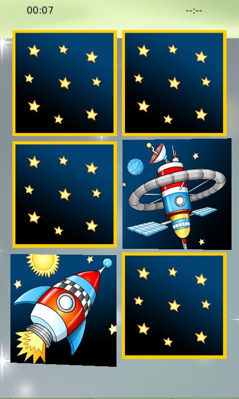 Astronaut Boy Memory Puzzle截图2