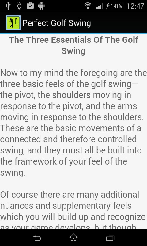 Perfect Golf Swing截图4