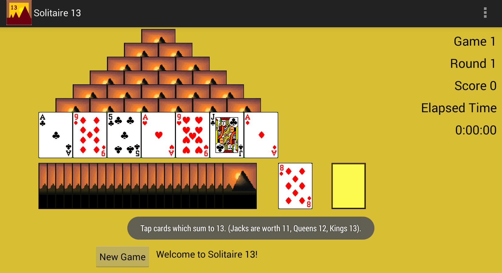 Solitaire 13 with Leaderboards截图1