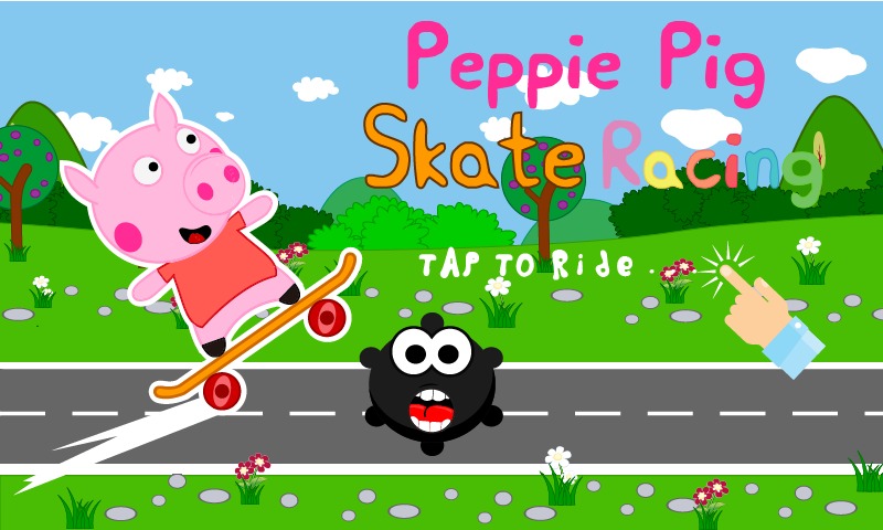 Peppie Pig Free Skate Games截图1